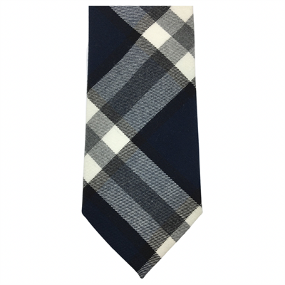 Lorenzo Cana Cravatta In Pura Seta Jacquard Blu, Fatta A Mano, 150x8 Cm, Lusso Italiano