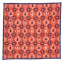 POCHETTE 33X33 70%LINO 30%SETA ORLO A MANO
