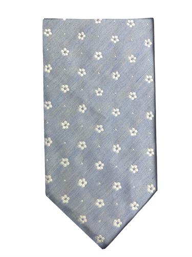 CRAVATTA NIZZA 44%SETA 34%LINO 22%COTONE