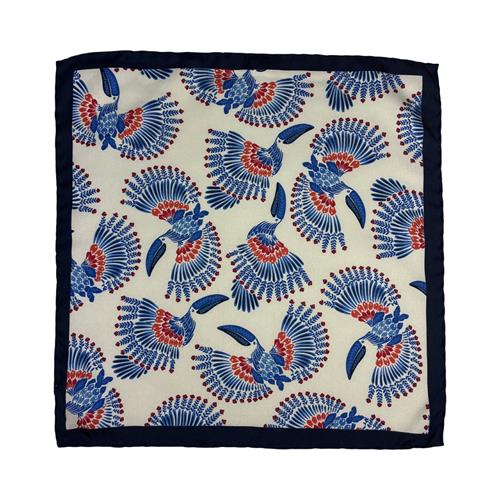 POCHETTE 33X33 ORLO A MANO 100%SETA