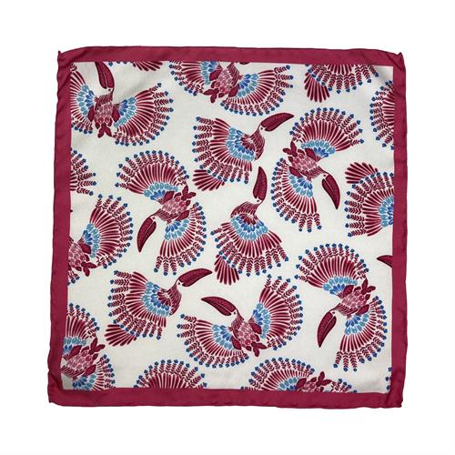 POCHETTE 33X33 ORLO A MANO 100%SETA