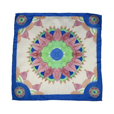 POCHETTE 33X33 ORLO A MANO 100%SETA