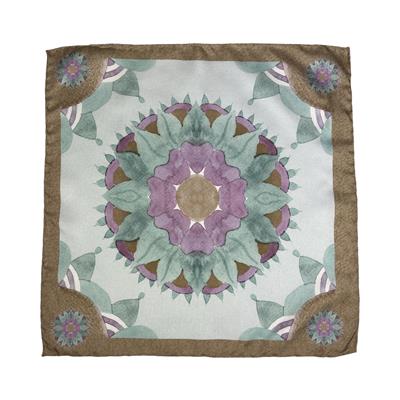 POCHETTE 33X33 ORLO A MANO 100%SETA
