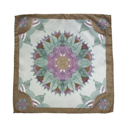 POCHETTE 33X33 ORLO A MANO 100%SETA