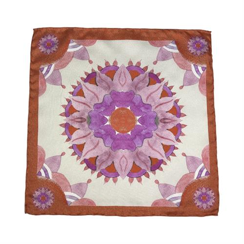 POCHETTE 33X33 ORLO A MANO 100%SETA