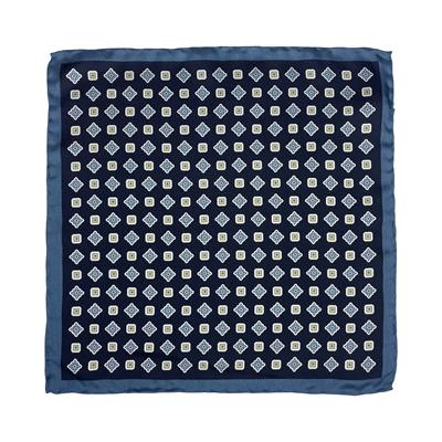 POCHETTE 33X33 ORLO A MANO 100%SETA
