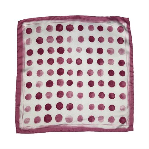 POCHETTE 33X33 ORLO A MANO 100%SETA