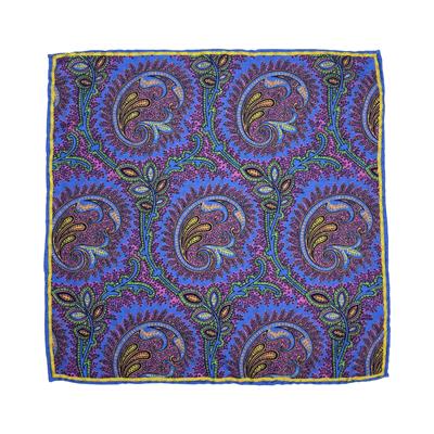 POCHETTE 33X33 ORLO A MANO 100%SETA