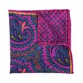 POCHETTE 33X33 ORLO A MANO 100%SETA