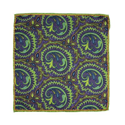 POCHETTE 33X33 ORLO A MANO 100%SETA