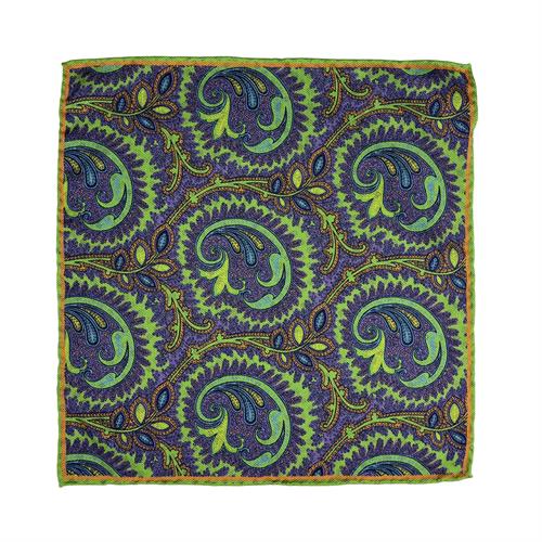 POCHETTE 33X33 ORLO A MANO 100%SETA