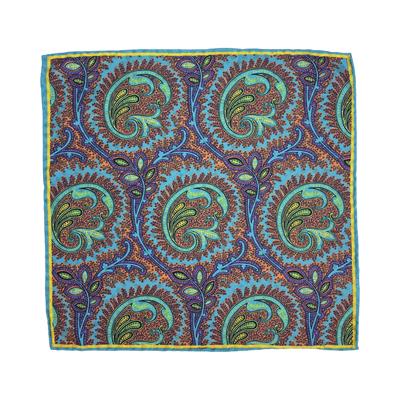 POCHETTE 33X33 ORLO A MANO 100%SETA