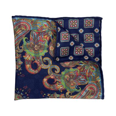 POCHETTE 33X33 ORLO A MANO 100%SETA