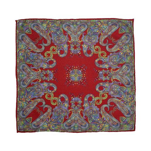 POCHETTE 33X33 ORLO A MANO 100%SETA