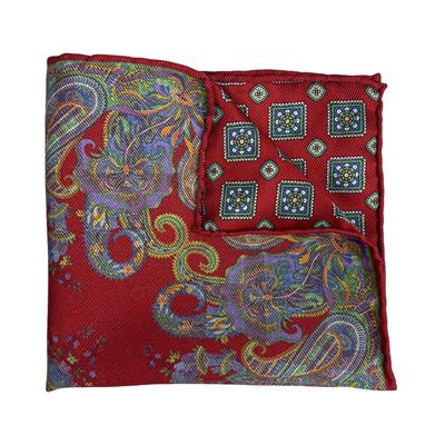 POCHETTE 33X33 ORLO A MANO 100%SETA