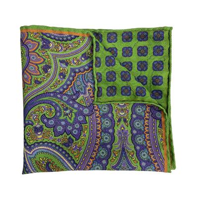 POCHETTE 33X33 ORLO A MANO 100%SETA