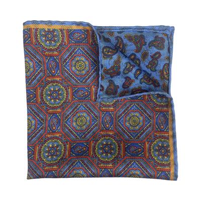 POCHETTE 33X33 ORLO A MANO 100%SETA
