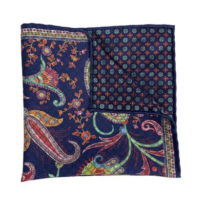 POCHETTE 33X33 ORLO A MANO 100%SETA
