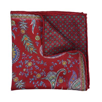 POCHETTE 33X33 ORLO A MANO 100%SETA