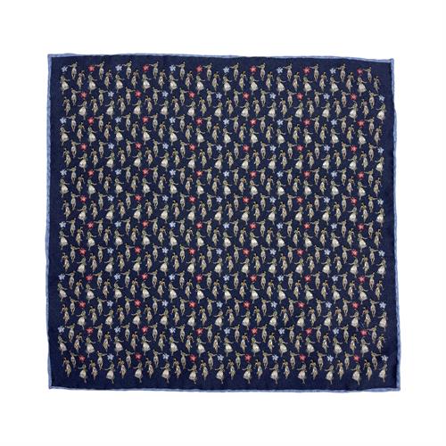 POCHETTE 33X33 ORLO A MANO 100%SETA
