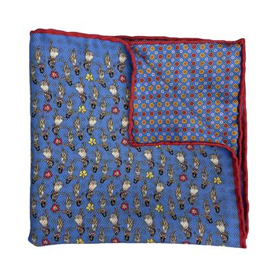 POCHETTE 33X33 ORLO A MANO 100%SETA
