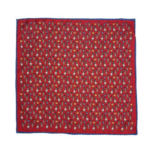 POCHETTE 33X33 ORLO A MANO 100%SETA