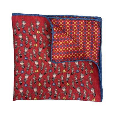 POCHETTE 33X33 ORLO A MANO 100%SETA