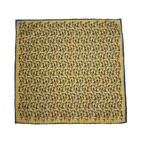 POCHETTE 33X33 ORLO A MANO 100%SETA