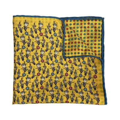 POCHETTE 33X33 ORLO A MANO 100%SETA