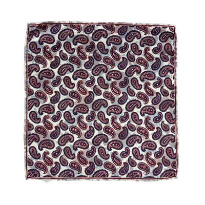 POCHETTE 33X33 ORLO A MANO 100%SETA