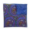 POCHETTE 45X45 100% SETA ORLO A MANO