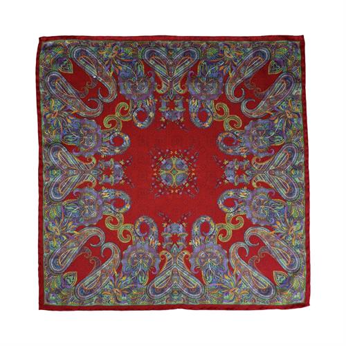 POCHETTE 45X45 100% SETA ORLO A MANO