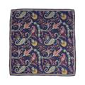 POCHETTE 45X45 100% SETA ORLO A MANO