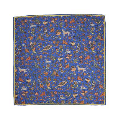 POCHETTE 45X45 100% SETA ORLO A MANO