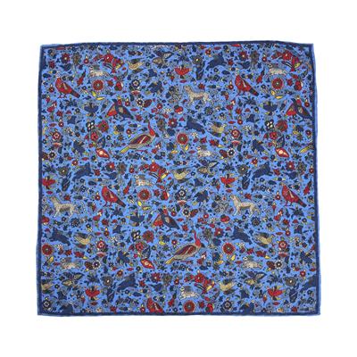 POCHETTE 45X45 100% SETA ORLO A MANO