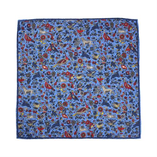 POCHETTE 45X45 100% SETA ORLO A MANO