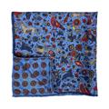 POCHETTE 45X45 100% SETA ORLO A MANO