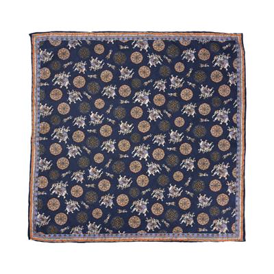 POCHETTE 45X45 100% SETA ORLO A MANO