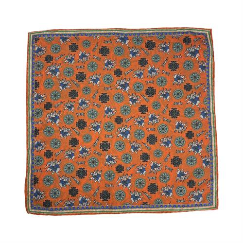 POCHETTE 45X45 100% SETA ORLO A MANO