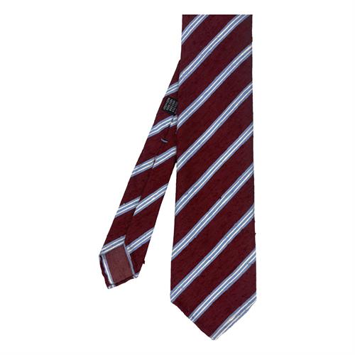 CRAVATTA SFODERATA SHANTUNG 100%SETA JACQUARD
