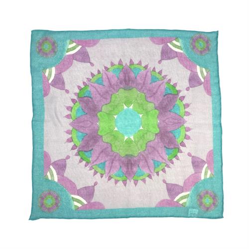 POCHETTE 45X45 70%LINO 30%SETA  ORLO A MANO