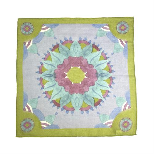 POCHETTE 45X45 70%LINO 30%SETA  ORLO A MANO