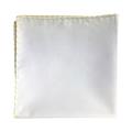 POCHETTE 33x33 100%COTONE ORLO A MANO