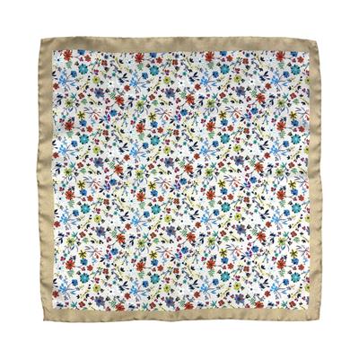 POCHETTE 33X33 100%SETA ORLO A MANO