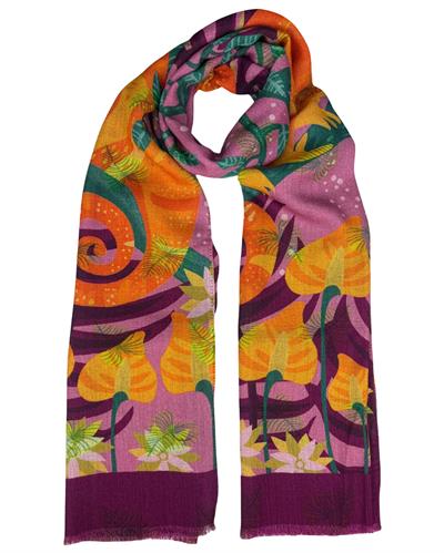SCIARPA PARSIFAL DOUBLE FACE 100% LAMBSWOOL 70X195