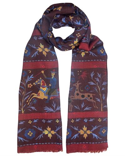 SCIARPA PARSIFAL DOUBLE FACE 100% LAMBSWOOL 70X195
