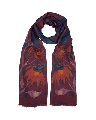 SCIARPA PARSIFAL DOUBLE FACE 100% LAMBSWOOL 70X200