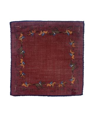 POCHETTE 33X33 100%LANA ORLO A MANO