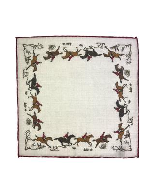 POCHETTE 33X33 100%LANA ORLO A MANO