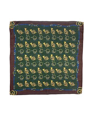 POCHETTE 33X33 100%LANA ORLO A MANO